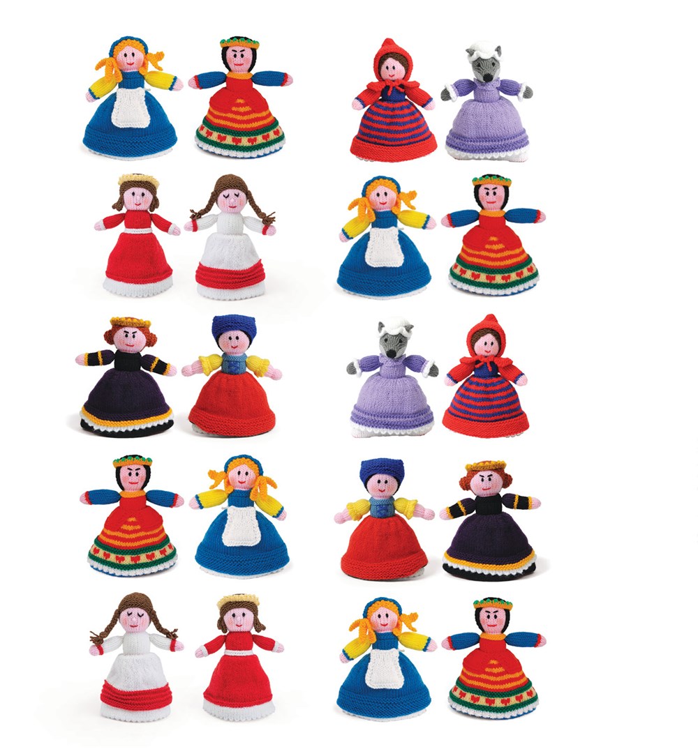 Topsy-Turvy Knitted Dolls by Sarah Keen
