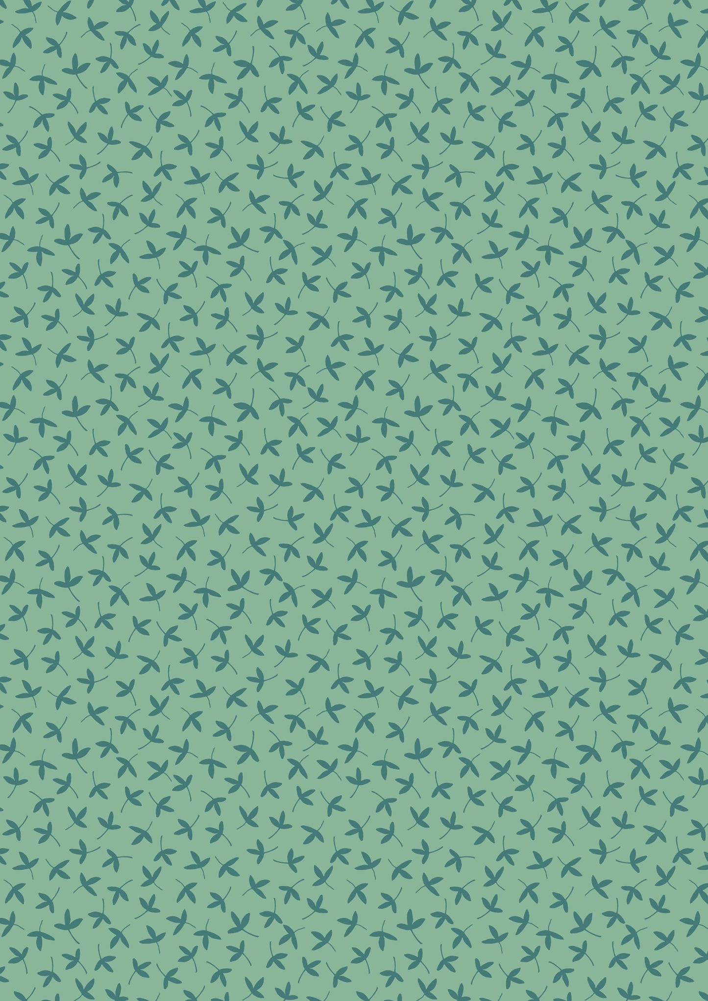 Lewis & Irene - Ditzy Petal on Minty Green