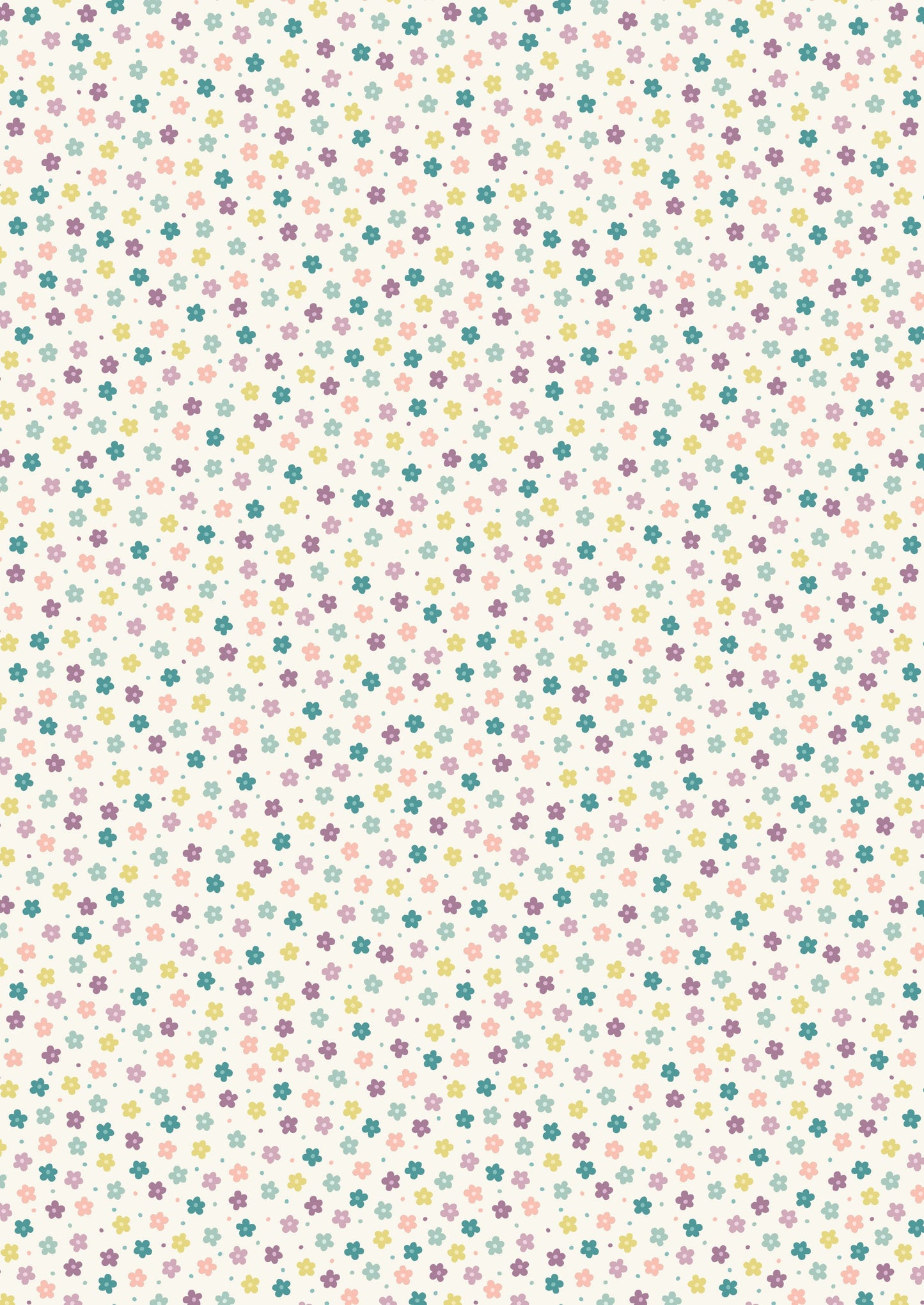 Lewis & Irene - Small Daisies on Cream