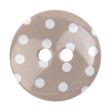 Buttons: Loose: 18mm: Grey/White