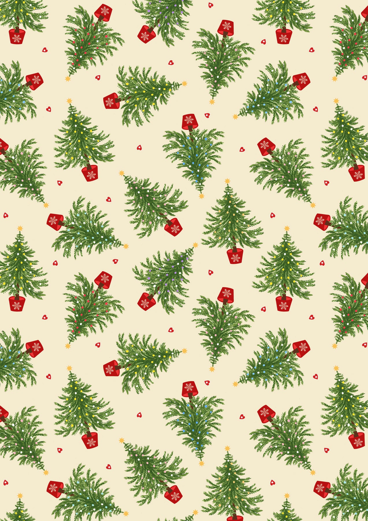 Lewis & Irene - Oh Christmas Tree - Trees on Cream