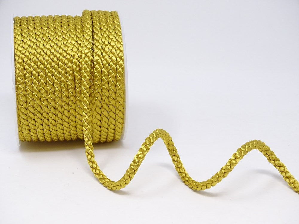 Crepe Cord - Gold 6mm