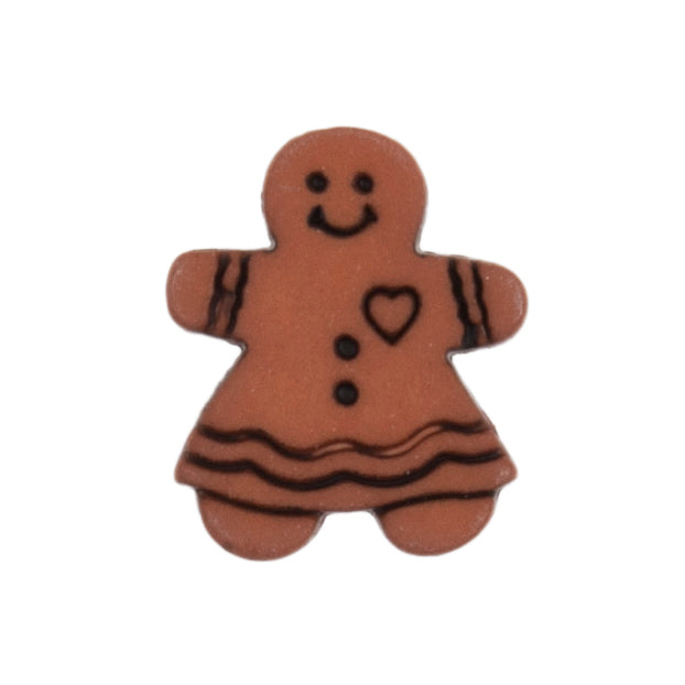 Buttons: Gingerbread Woman: Shanked: 18mm