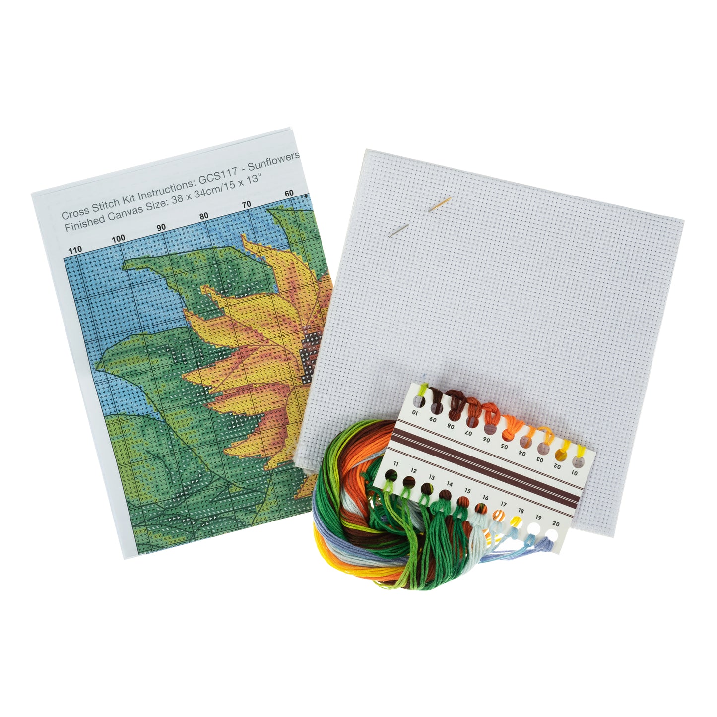 Cross Stitch Kit - Sunflowers
