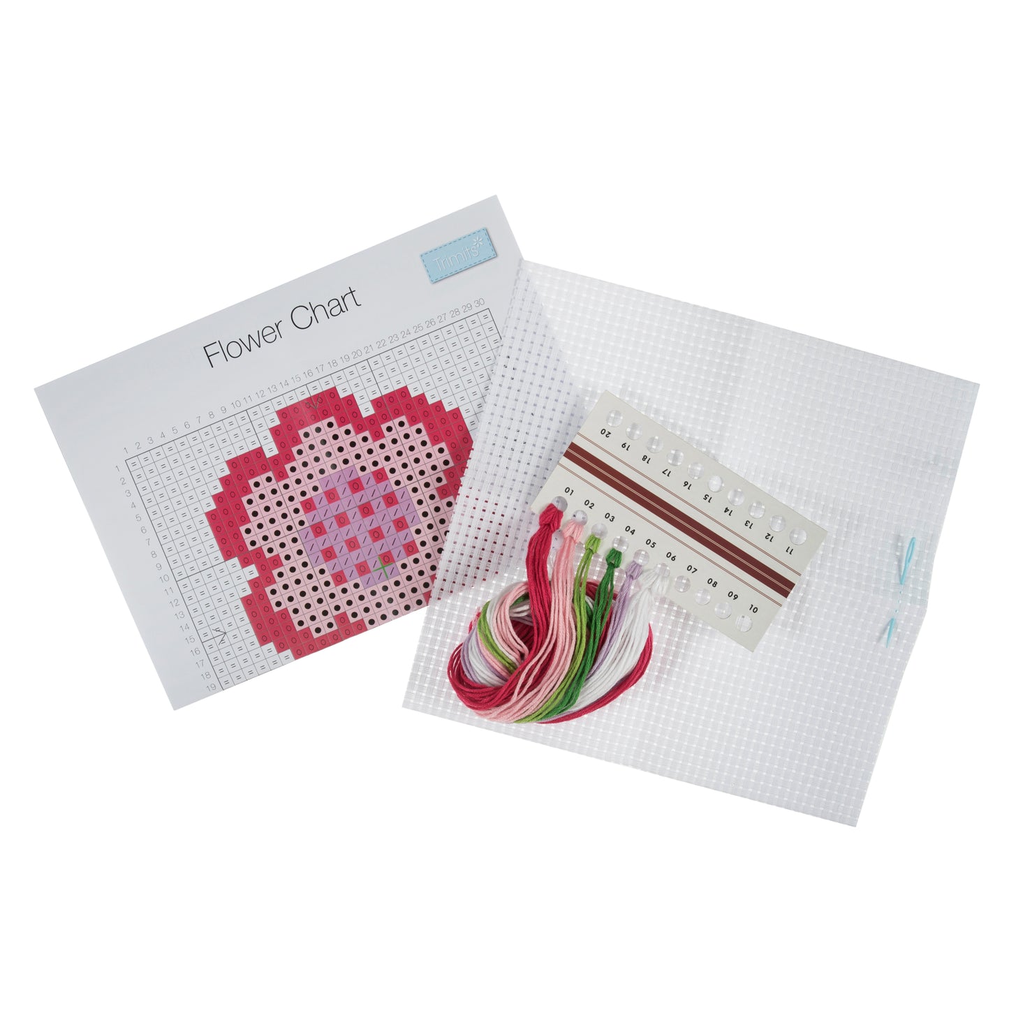 Learn To Cross Stitch - Flower