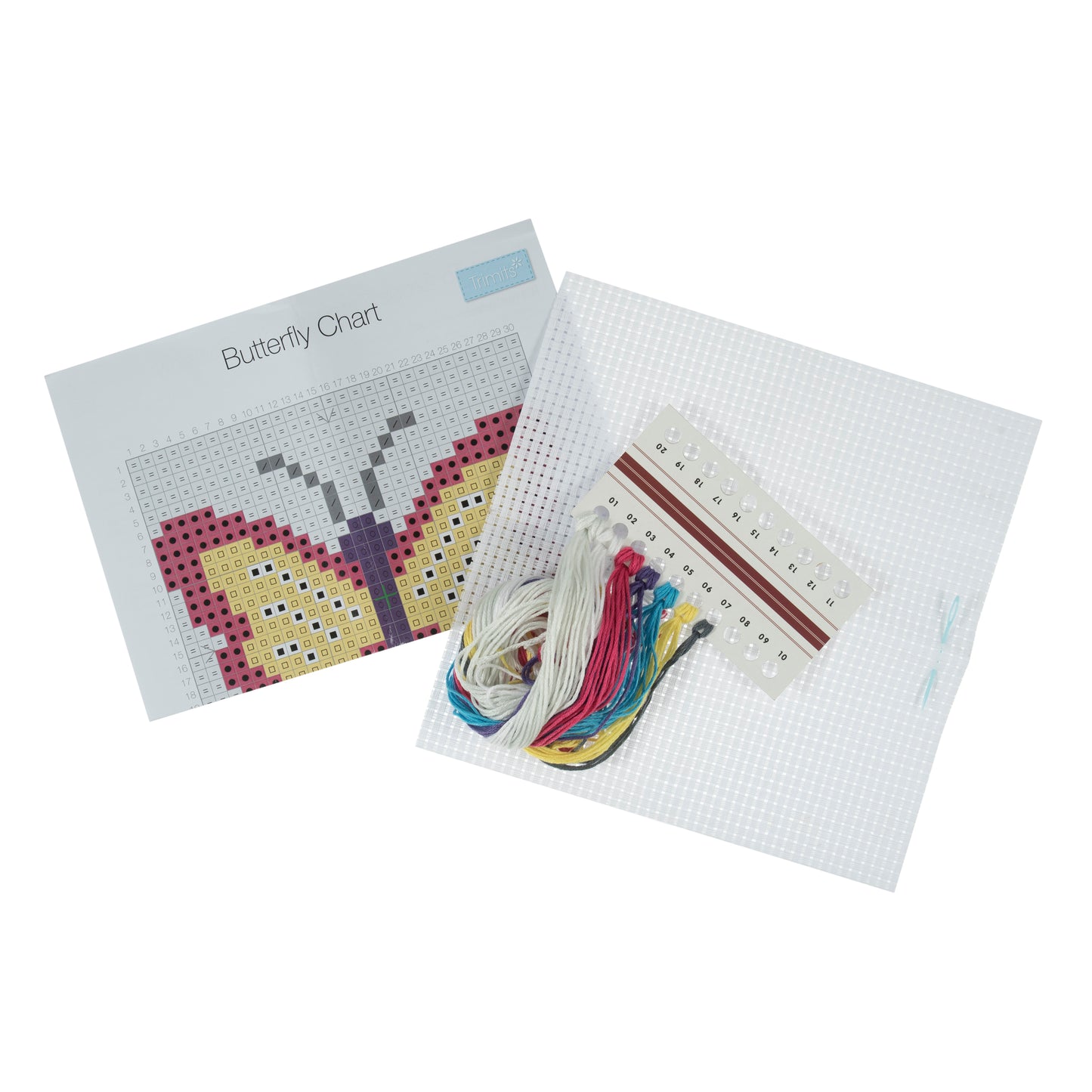 Learn To Cross Stitch - Butterfly