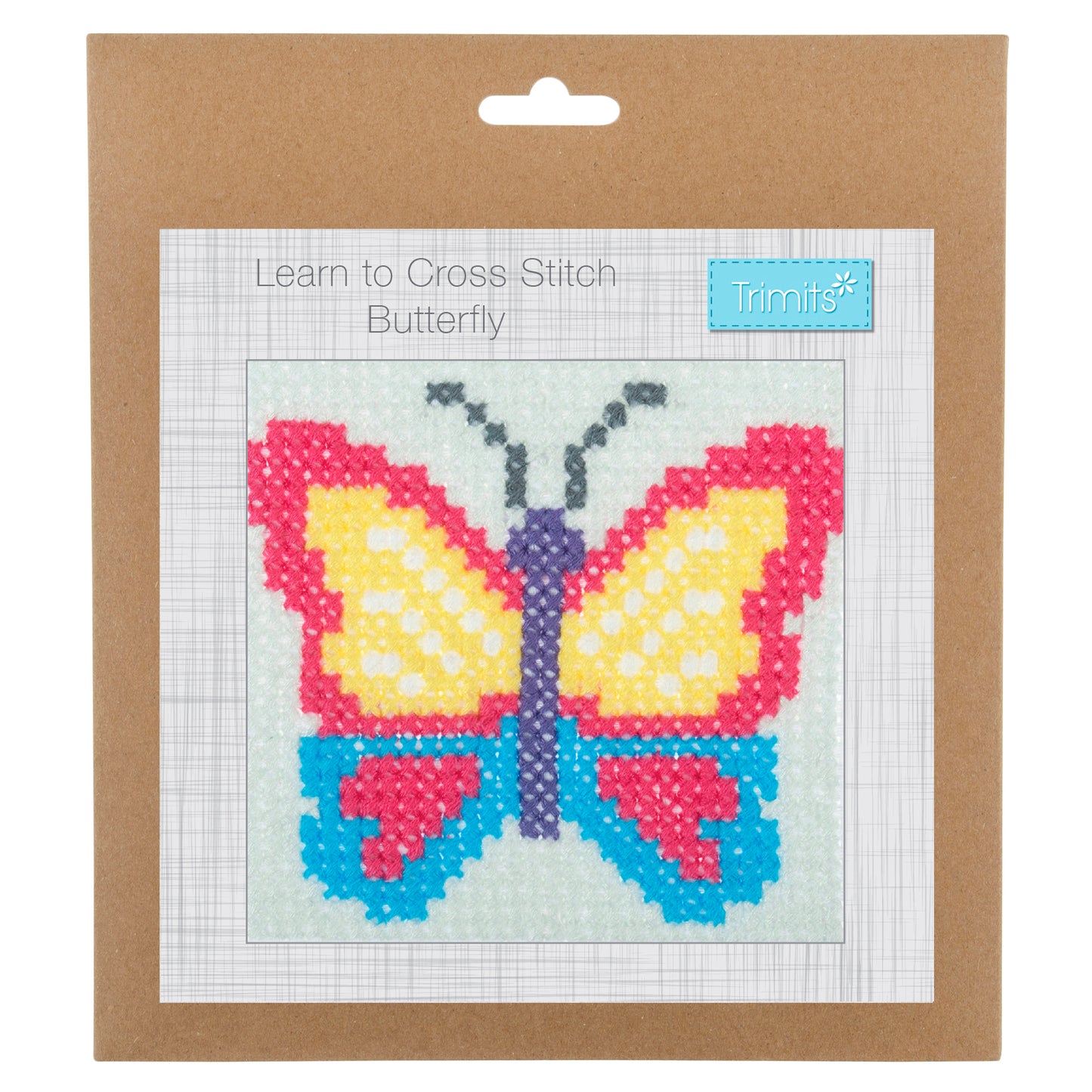 Learn To Cross Stitch - Butterfly