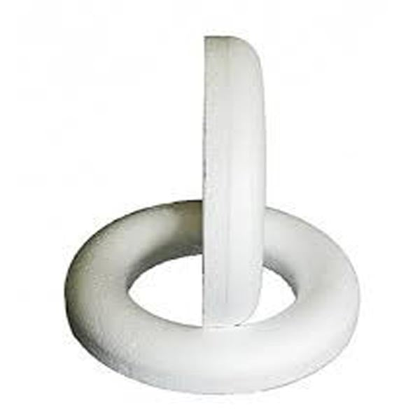 25CM Polystyrene Wreath Half Ring