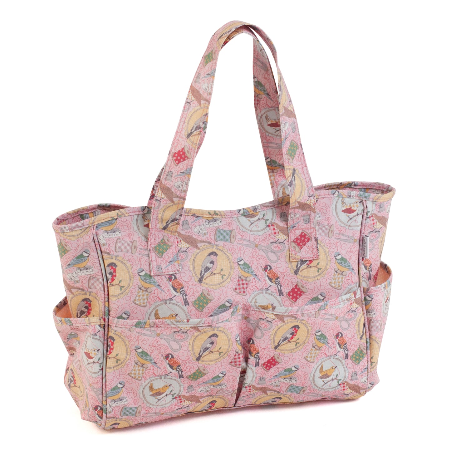 Craft Bag: Matt PVC: Birds on Bobbin