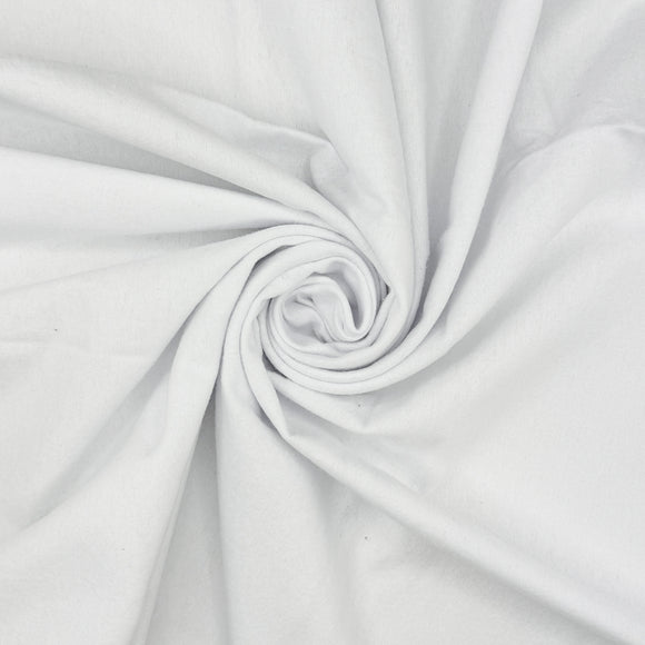 Brushed Cotton - White