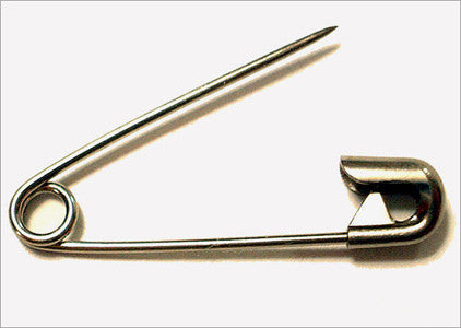 Loose Safety Pins Size 3 45mm  - Bunch 12
