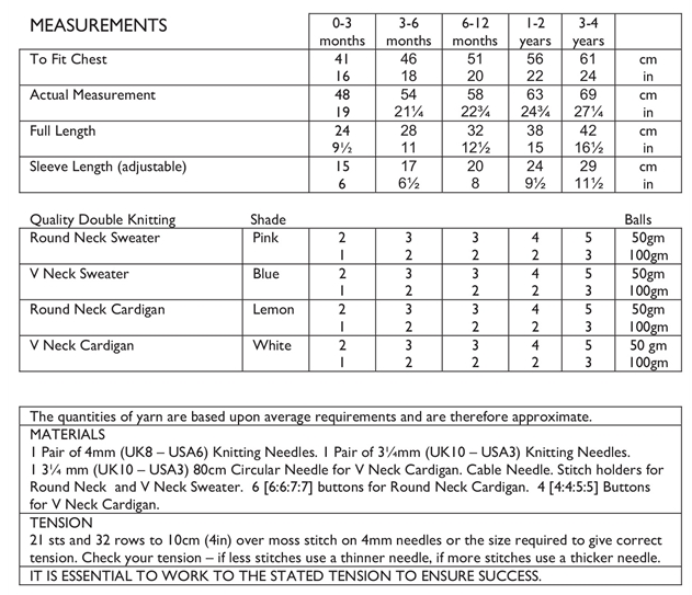 UKHKA Knitting Pattern - 34