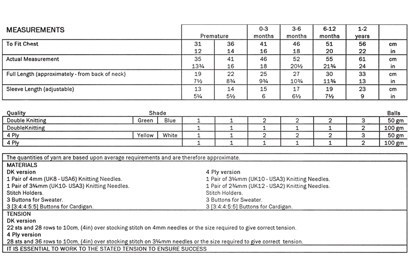 UKHKA Knitting Pattern - 3