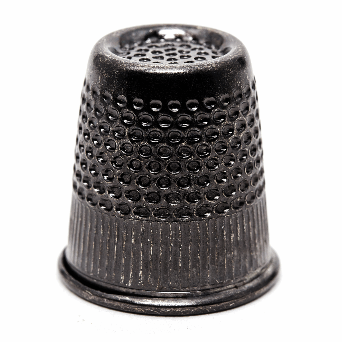 Hemline Gold - Thimble: Premium Quality: Large: Black