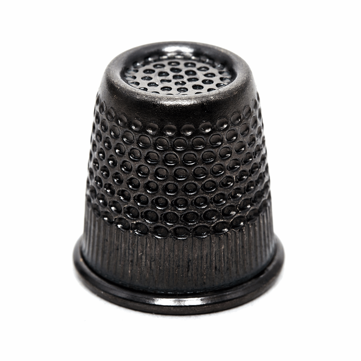 Hemline Gold - Thimble: Premium Quality: Medium: Black