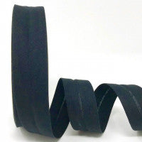 PolyCotton Bias Binding - 30mm - Black