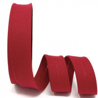 PolyCotton Bias Binding - 30mm - Cardinal