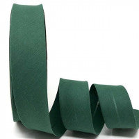 PolyCotton Bias Binding - 30mm - Deep Green