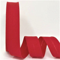 PolyCotton Bias Binding - 30mm - Red
