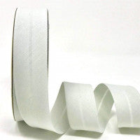 PolyCotton Bias Binding - 30mm - Silver Grey