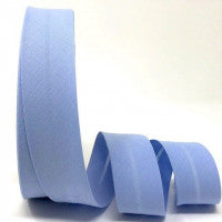PolyCotton Bias Binding - 30mm - Sky Blue