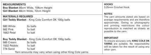 King Cole Knitting Pattern - 4890