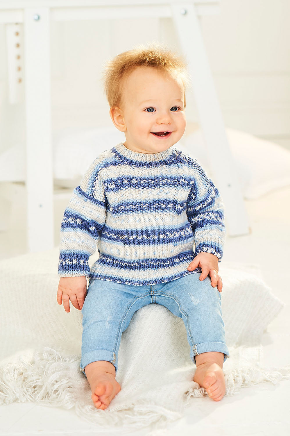 Stylecraft Bambino Prints DK Knitting Pattern 9844