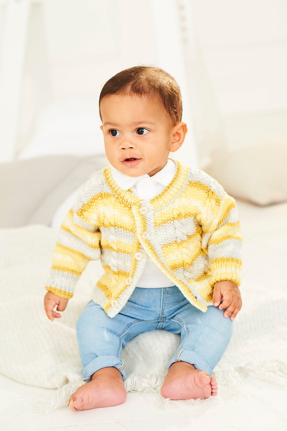 Stylecraft Bambino Prints DK Knitting Pattern 9844