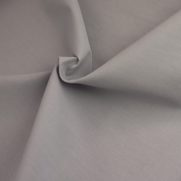 PolyCotton Plain - Silver