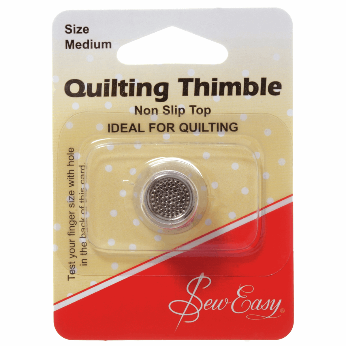 Sew Easy Thimble: Non-Slip: Medium