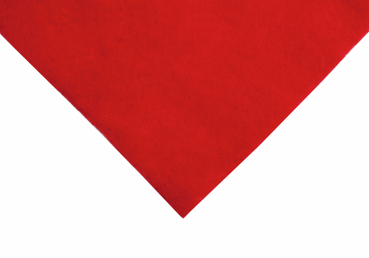 Wool Mix Felt by the Metre - Red
