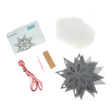 Felt Decoration Kit - Christmas: Nordic Snowflake