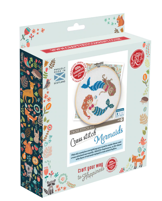 Crafty Kit Company Mermaids Cross Stitch Kit