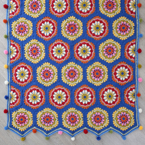 Janie Crow - The Blue House Crochet Blanket Pattern Booklet