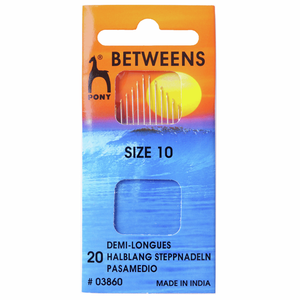 Pony Hand Sewing Needles - BETWEENS 10