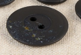 Button With Wood Shaving Detail - Navy