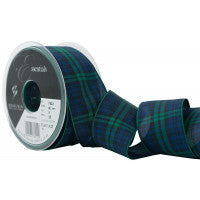 Blackwatch Tartan Ribbon - 40mm