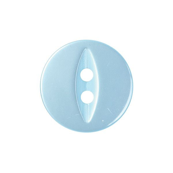 Fisheye Button - 11.5mm - Light Blue