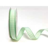 Gingham Ribbon 15mm -Pastel