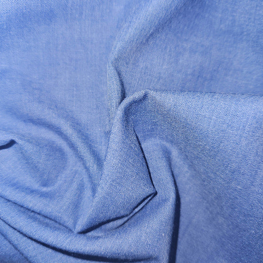 PolyCotton Plain - Denim Blue