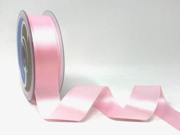 Light Pink Safisa Double-Faced Satin Ribbon