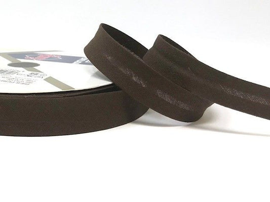 PolyCotton Bias Binding - 18mm - Hot Chocolate