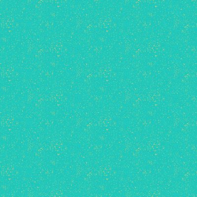 Makower Fabrics - Metallic Linen Texture Turquoise