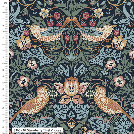 William Morris Strawberry Thief - Viscose