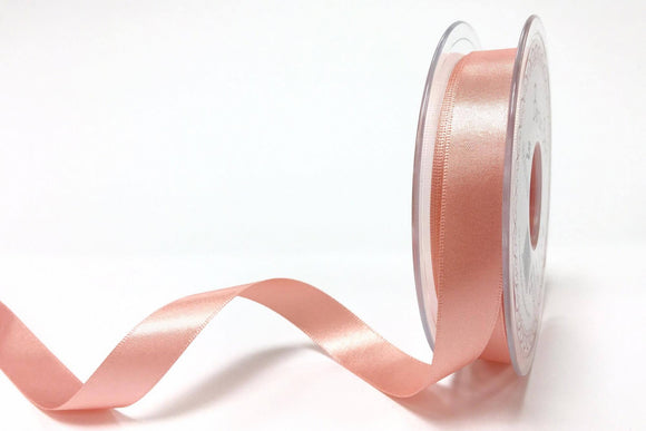Bertie's Bows Double Faced Satin Ribbon - 15mm Pink
