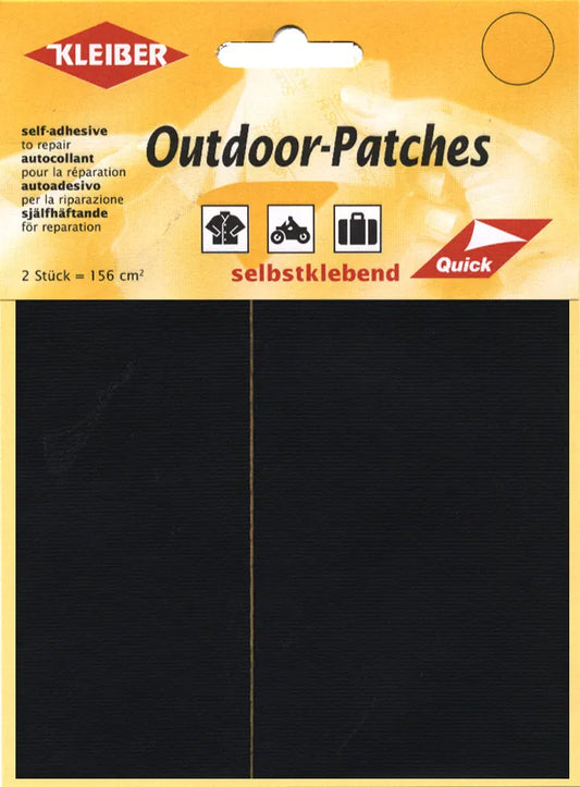 Kleiber Self-adhesive Synthetic Patch X2 BLACK