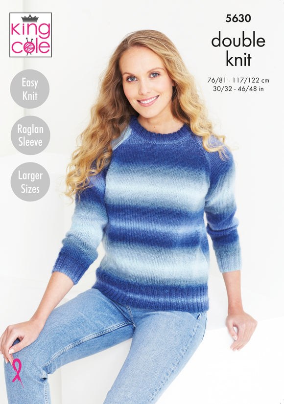 King Cole Knitting Pattern DK - 5630