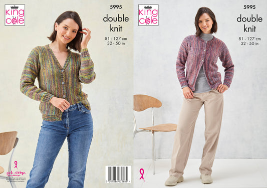 King Cole Knitting Pattern DK - 5995