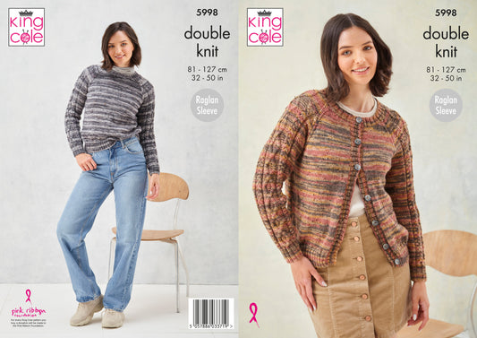 King Cole Knitting Pattern DK - 5999
