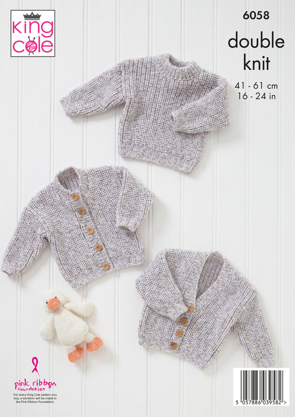 King Cole Knitting Pattern 6058